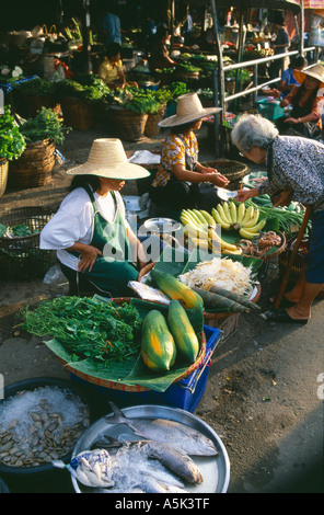 Lebensmittelmarkt Chiang Mai Thailand Stockfoto