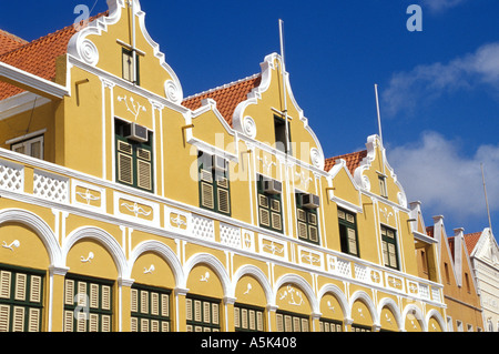 Curacao Niederländische Antillen Penha Gebäude Willemstad Wahrzeichen Nationalsymbol ikonische Bild Stockfoto