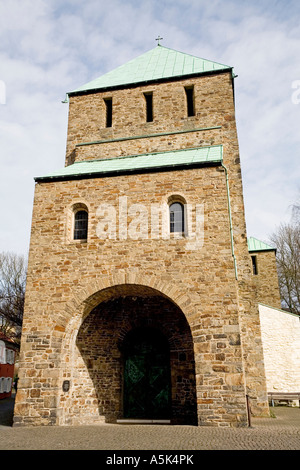 St lucius Kirche, Tochtergesellschaft der Benediktinerabtei werdener, Essen - Borbeck, NRW, Deutschland Stockfoto