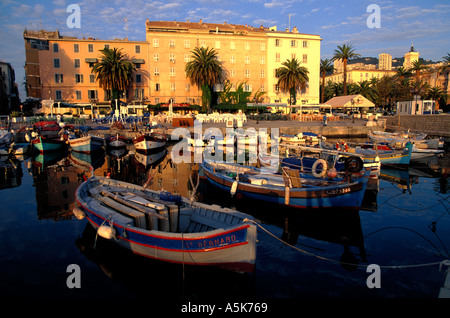 Frankreich, Korsika, AJACCIO, Hafen der Altstadt Geburtsort von Napoleon Stockfoto