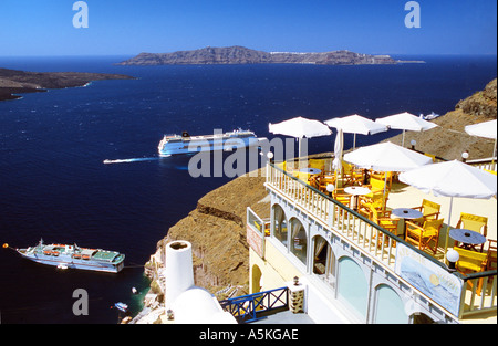 Thira Santorini Griechenland Stockfoto