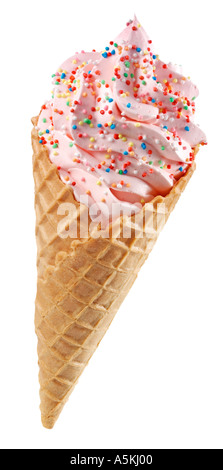 ERDBEER EIS Stockfoto