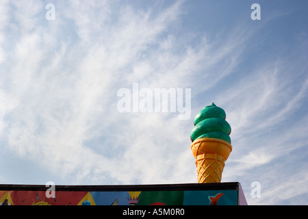 Dreidimensionale Eis Zeichen Stockfoto