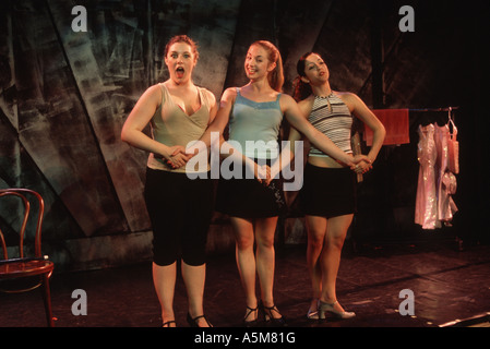 Für einen Urlaub-Konzert an der Professional Performing Arts School üben Studenten eine öffentliche High School in New York City Stockfoto