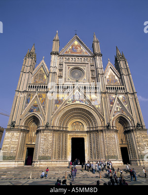 Kathedrale von Orvieto Umbrien Italien Stockfoto