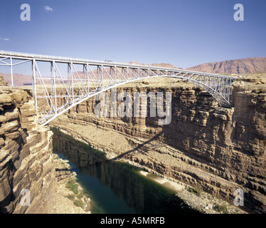 Navajo-Brücke über den Colorado River Arizona USA Stockfoto