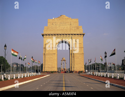 India Gate New Delhi Indien Stockfoto