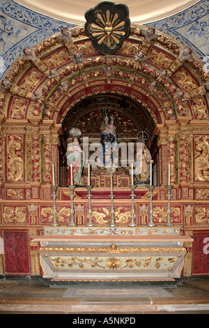 Se Catedral Capela Sagrado Coracao de Jesus Seite Kapelle Faro Algarve Portugal Stockfoto