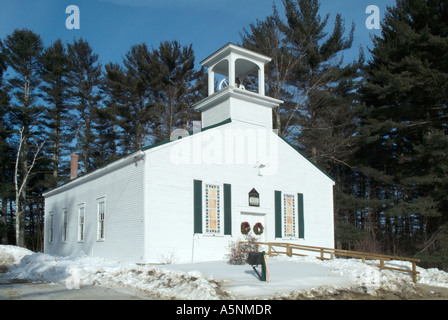 Sanbornton First Baptist Church befindet sich in Sanbornton New Hampshire USA ist Teil von Neu-England Stockfoto