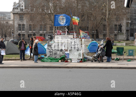 Anti-Krieg-Demonstration in Westminster London Stockfoto