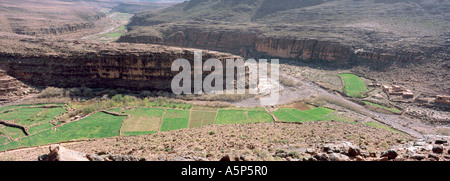 Canyon Afourar Jebel Sahro Marokko Stockfoto