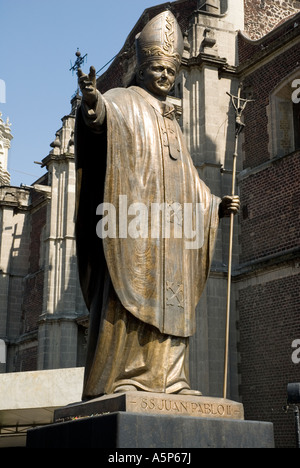 KAROL WOJTYLA PAPA GIOVANNI PAOLO II - Madonna von Guadalupe - Mexiko-Stadt Stockfoto