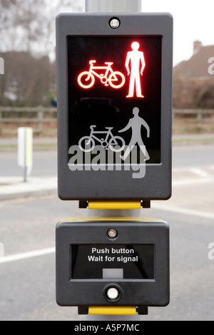 Fußgängerüberweg Stockfoto