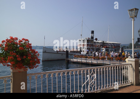 Gardone Riviera-Gardasee-Lombardei-Italien Stockfoto