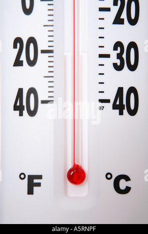 Thermometer-Nahaufnahme Stockfoto