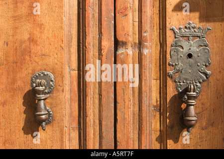 Granada Andalusien Spanien Detail Pforte in der Capilla Real die königliche Kapelle Stockfoto