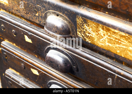 Typograf Schubladen Stockfoto