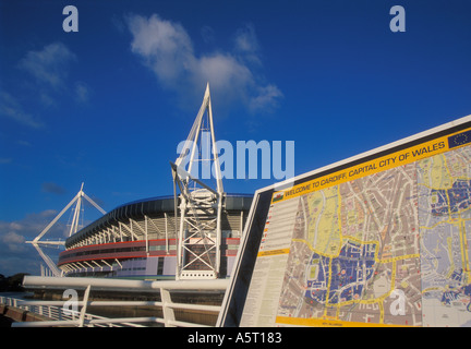 Fürstentum Stadion oder BT Millennium Stadium eine Sport- und Konzerthalle im Zentrum der Stadt Cardiff, South Glamorgan South Wales UK GB EU Europa Stockfoto