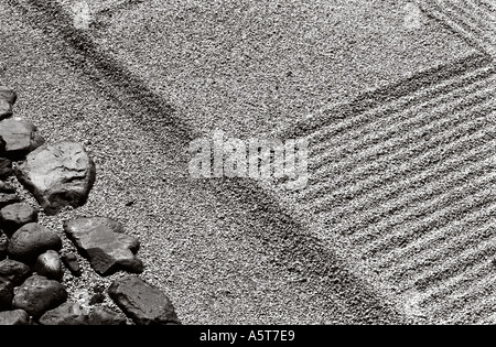 Detail eines Zen-Gartens in Tofuku-Ji Kyoto Japan Stockfoto