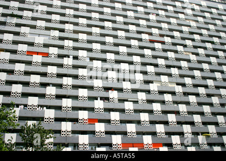 Fensterfront Sheraton Hotel Arabella Park München Bayern Deutschland Stockfoto