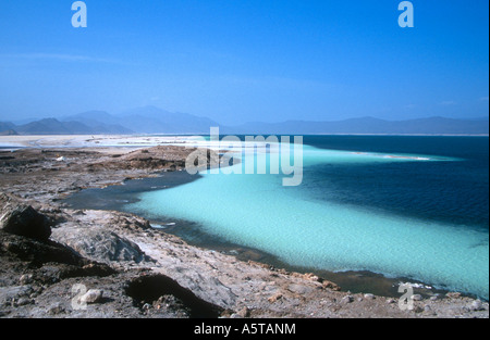 Lac Assal (Assal See), Dschibuti, Afrika Stockfoto