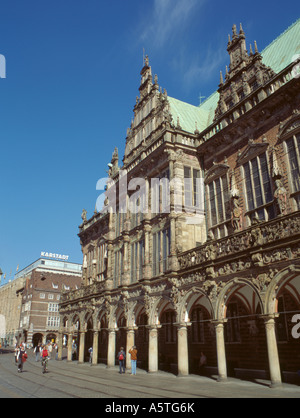 Rathaus, Marktplatz, Stadt Bremen, Bremen, Deutschland. Stockfoto