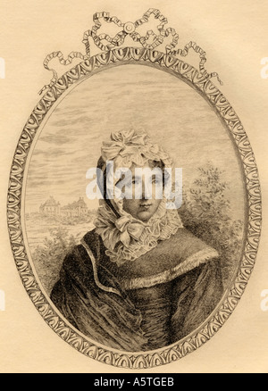 Jeanne Louise Henriette Campan, alias Madame Campan, 1752 - 1822. Der französische Pädagoge, Schriftsteller und Lady-in-Waiting. Um Marie-Antoinette. Stockfoto