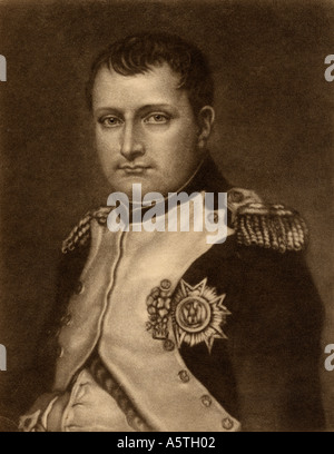 Napoleon Bonaparte, 1769 - 1821. Französischer Staatsmann und Heerführer. Kaiser der Franzosen. Stockfoto