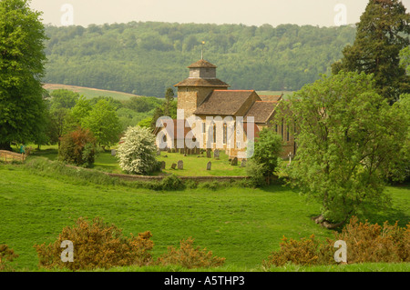 Kirche des Hl. Johannes der Evangelist, Wotton, Surrey Stockfoto