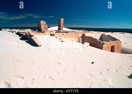 Eucla Telegrafen-Station Stockfoto