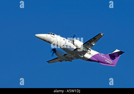 BAe Jetstream 4102 von Eastern Airways mit Sitz in Aberdeen betrieben. Schottland.   XAV 4951-463 Stockfoto