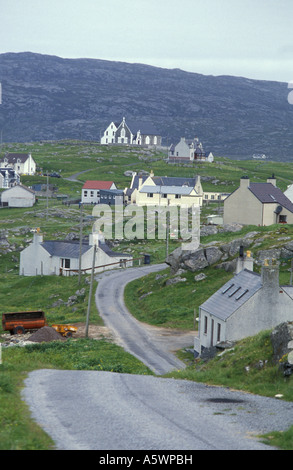 Eriskay Dorf auf Eriskay Insel South Uist in der äußeren Hebridies Schottland Stockfoto