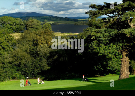 Lough Muckno Freizeitpark, County Monaghan Stockfoto