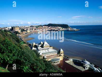 Scarborough, Yorkshire, South Bay, Grand Hotel, Nordsee, Küste, England, Großbritannien Stockfoto