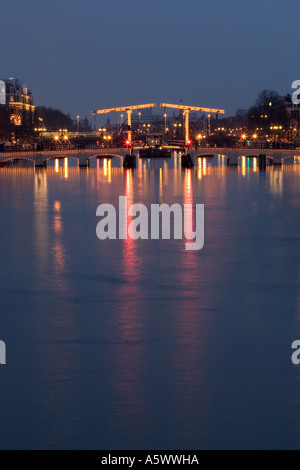 Hubbrücke in Amsterdam Holland Stockfoto