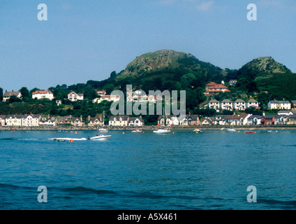 Der Great Orme und Deganwy an der Mündung der Conwy River North Wales Denbighshire Gwynedd Stockfoto