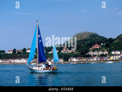 Deganwy an der Mündung der Conwy River North Wales Denbighshire Gwynedd Stockfoto