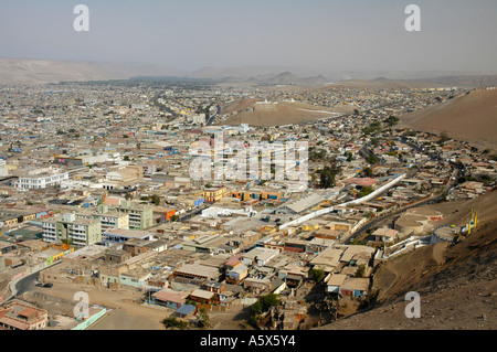 Ansicht von Arica aus der Morro de Arica, Chile, Südamerika Stockfoto
