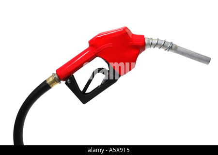 Roter Brennstoff Düse Stockfoto