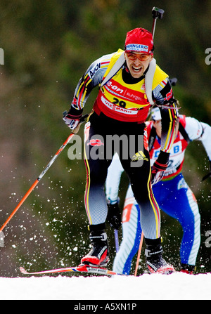 GREIS Michael Nesselwang Biathlon Weltcup Sprint 10km Männer Ruhpolding 13 01 2007 Stockfoto