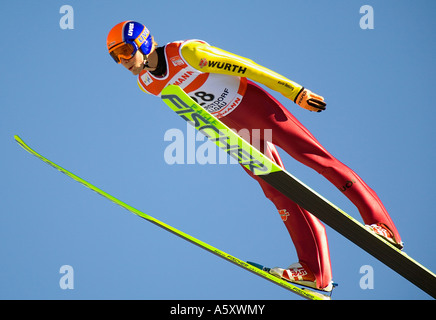 HOCKE Stephan WSV Oberhof Skisprung Weltcup Oberstdorf bin 28 01 2007 Stockfoto