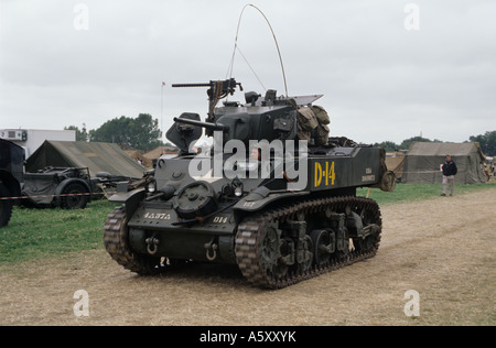 M3 Stuart Light Tank Stockfoto