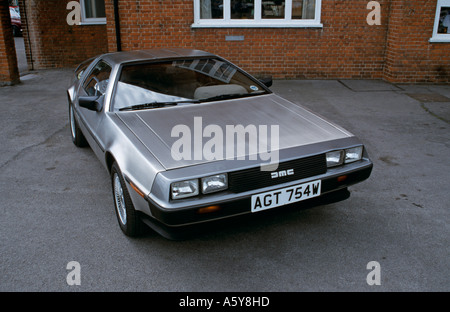 De Lorean. 1981 bis 1982 gebaut. Entworfen von Giugiaro. Stockfoto