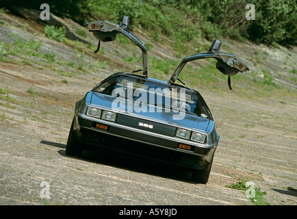 De Lorean. 1981 bis 1982 gebaut. Entworfen von Giugiaro. Stockfoto