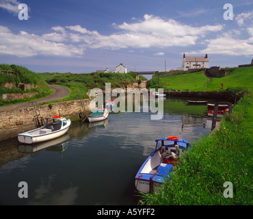 Seaton Schleuse Hafen Northumberland England Stockfoto