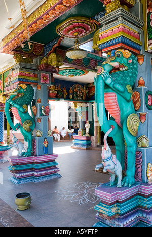 Der reich verzierten Hindu-Tempel auf der Spitze Malaysia Penang Hill Stockfoto