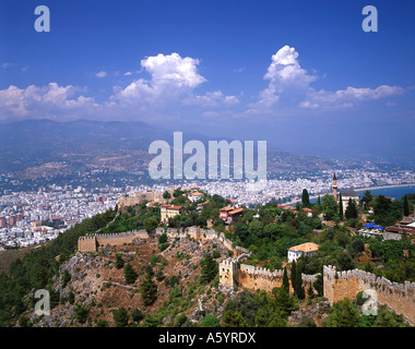 Burg von Alanya Türkei Stockfoto