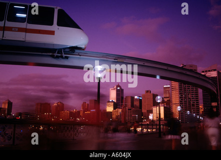 OCEANIA AUSTRALIEN NEW SOUTH WALES SYDNEY EINEN BLICK AUF DEN DARLING HARBOUR Stockfoto