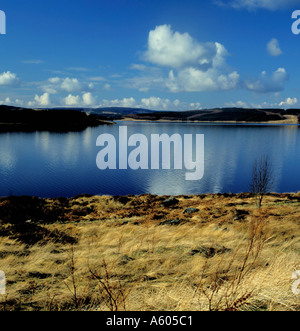 Kielder Wasser auf einen schönen Frühling Tag, Northumberland, England, UK. Stockfoto