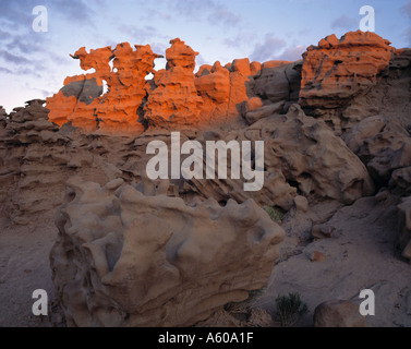 Fantasy Canyon Rock Formen in der Nähe von White River-Utah Stockfoto